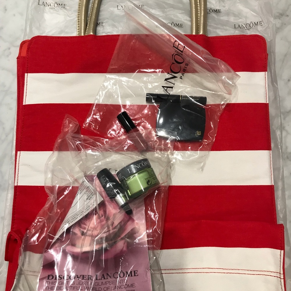 Lancôme Tote and make up samples